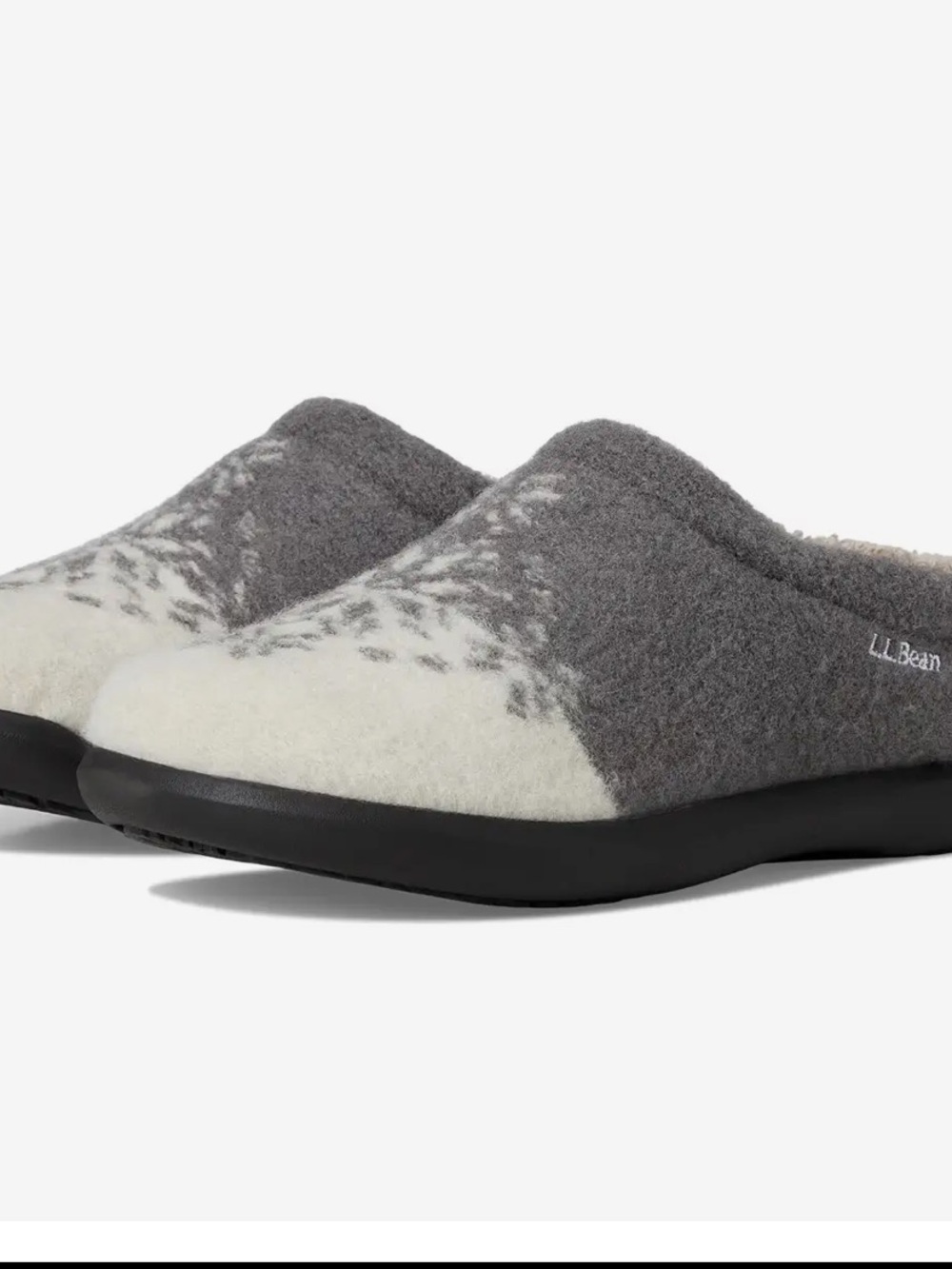L.L.Bean Daybreak scuff motif2 slipper size 9,